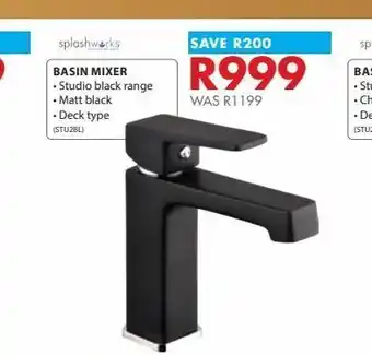 Chamberlain Basin mixer tap offer
