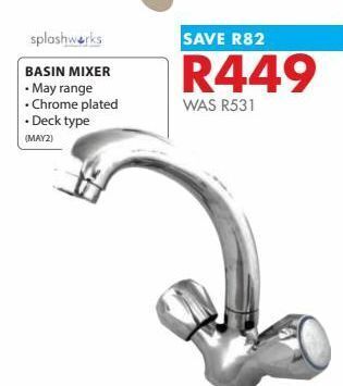 Chamberlain Basin mixer offer
