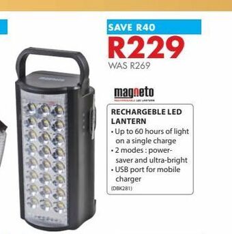 Chamberlain Rechargeble led lantern offer