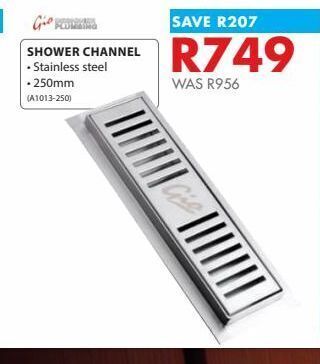 Chamberlain Shower channel offer