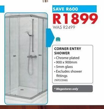 Chamberlain Corner entry shower offer