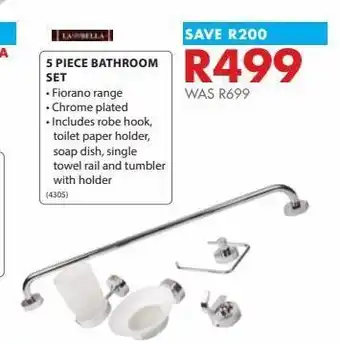 Chamberlain 5 piece bathroom set offer