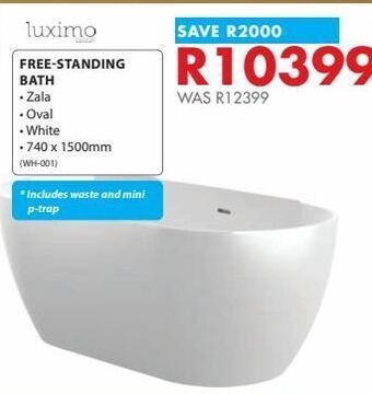 Chamberlain Free-standing bath offer