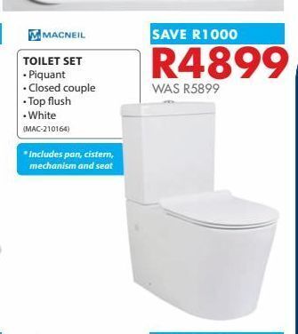 Chamberlain Toilet set offer