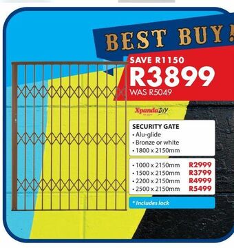 Chamberlain Security gate offer