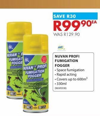 Chamberlain Nuvan profi fumigation fogger offer