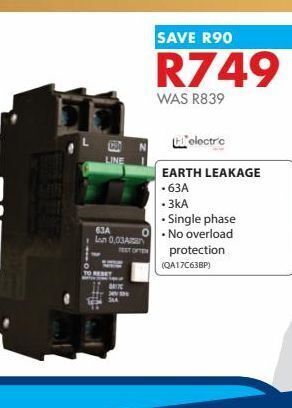 Earth leakage