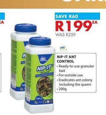 Chamberlain Nip-it ant control offer