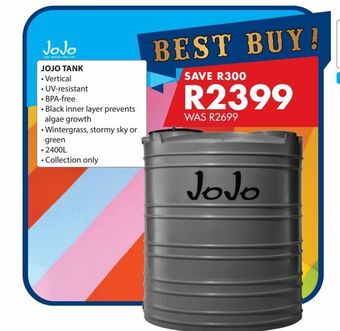 Chamberlain Jojo tank offer
