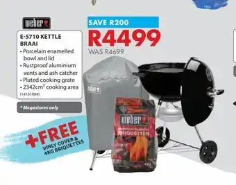 Chamberlain E-5710 kettle braai offer