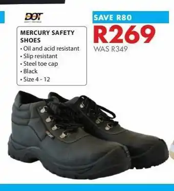Chamberlain Mercury safety shoes offer