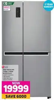 Game LG 626Ltr Side By Side Fridge/Freezer GC-B247SLUV offer