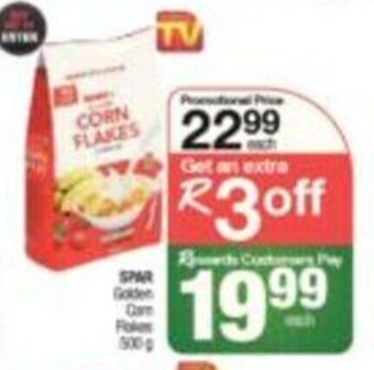 Spar SPAR Golden Corn Flakes 500g offer