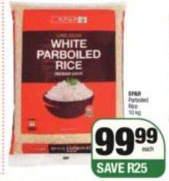 Spar SPAR Parboiled Rice 10 kg offer