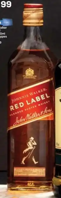 Pick n Pay Liquor Johnnie Walker Red Label Blended Scotch Whisky 750ml offer
