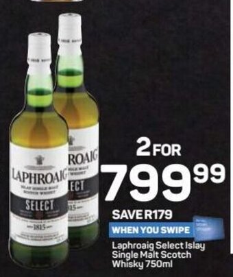 Laphroaig Select Islay Single Malt Scotch Whisky 750 ml