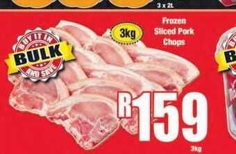 Boxer Frozen sliced pork chops offer