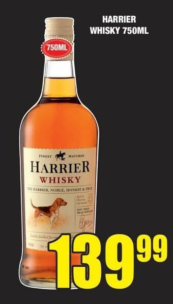 Boxer Harrier whisky offer