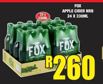 Boxer Fox apple cider offer