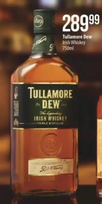 Spar Tops Tullamore Dew Irish Whiskey 750 ml offer