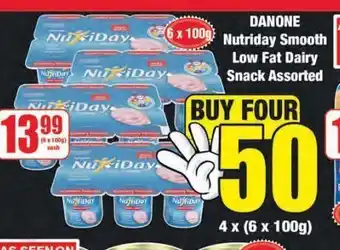 Boxer Danone nutriday smooth low fat dairy snack 2 offer