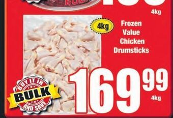 Boxer Frozen value chicken drumsticks offer