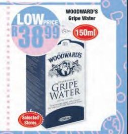 Boxer Woodward's gripe water offer