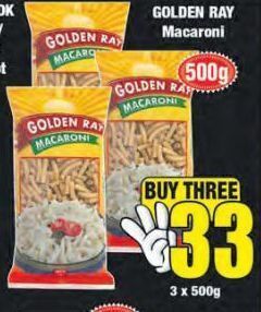 Boxer Golden ray macaroni 3 offer