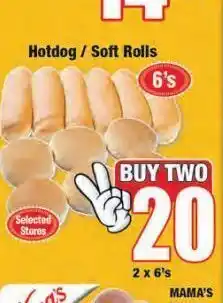 Boxer Hotdog / soft rolls 2 offer