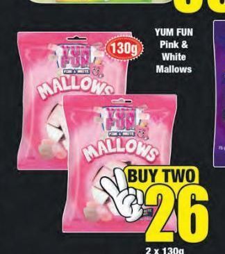 Boxer Yum fun pink & white mallows 2 offer