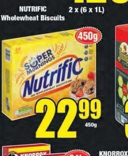 Boxer Nutrific wholewheat biscuits offer