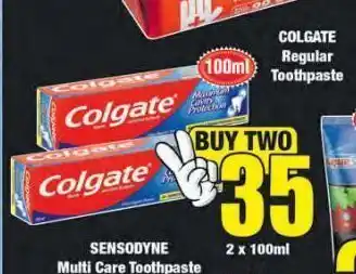 Boxer Colgate regular toothpaste 2 offer