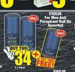 Boxer Evolve roll on 2 offer