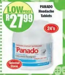 Boxer Panado headache tablets offer