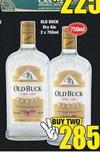 Old buck dry gin 2