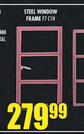 Boxer Build Steel window frame offer