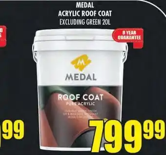 Boxer Build Medal acrylic roof coat offer