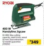 Builders Warehouse Ryobi 400W Handyline Jigsaw HJ-400 offer