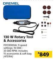 Builders Warehouse Dremel 130W Rotary Tool & Accessories F0133000JA offer