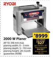 Builders Warehouse Ryobi 2000W Planer AP-13 offer