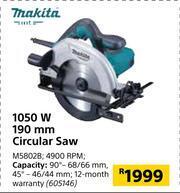 Makita 1050W 190mm Circular Saw M5802B 