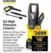 Builders Warehouse Karcher K3 High Pressure Cleaner offer