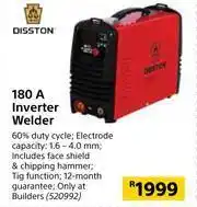 Builders Warehouse Disston 180 A Inverter Welder offer