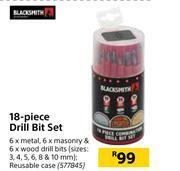 Builders Warehouse Blacksmith 18 Piece Drill Bit Set offer