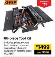 Builders Warehouse Grip 86 Piece Tool Kit offer