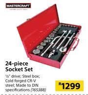 Builders Warehouse Mastercraft 24 Piece Socket Set offer