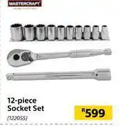 Builders Warehouse Mastercraft 12 Piece Socket Set offer