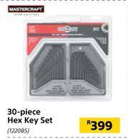 Builders Warehouse Mastercraft 30 Piece Hex Key Set offer