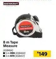 Mastercraft 8m Tape Measure