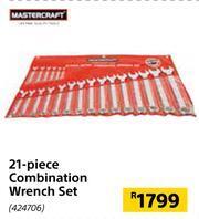 Builders Warehouse Mastercraft 21 Piece Combination Wrench Set offer